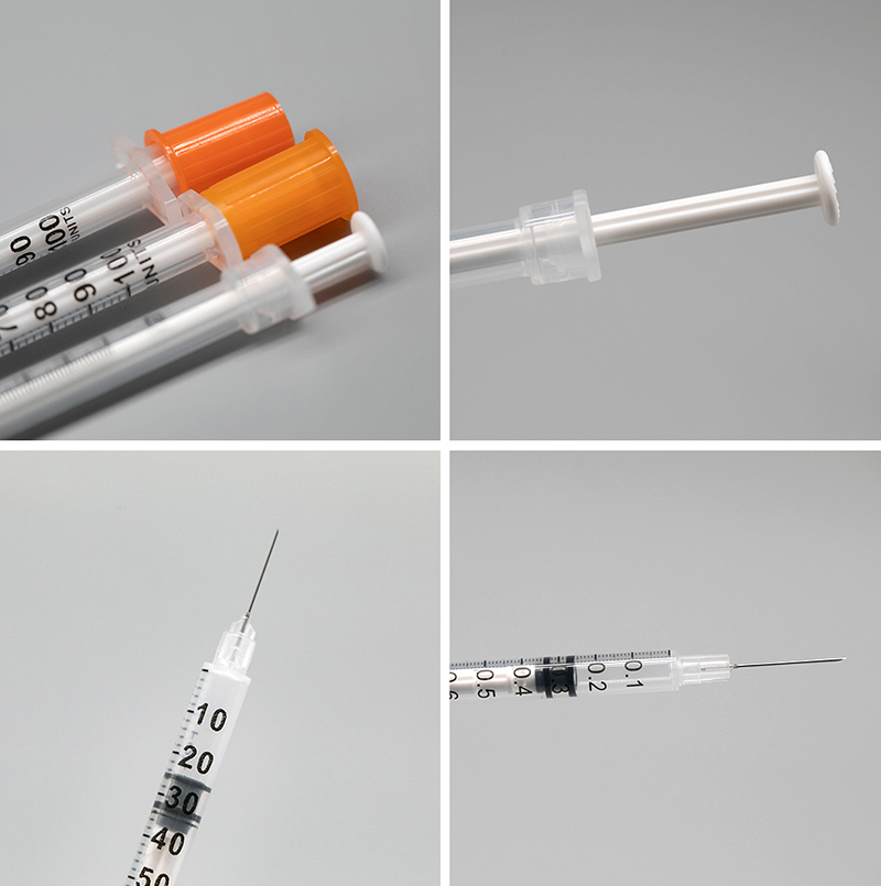 Medical Disposable Plastic Insulin Syringe With Needle From China