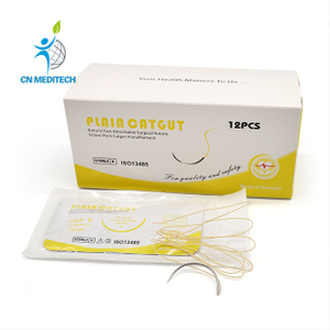 Surgical Absorbable Plain Chromic Suture with Needle