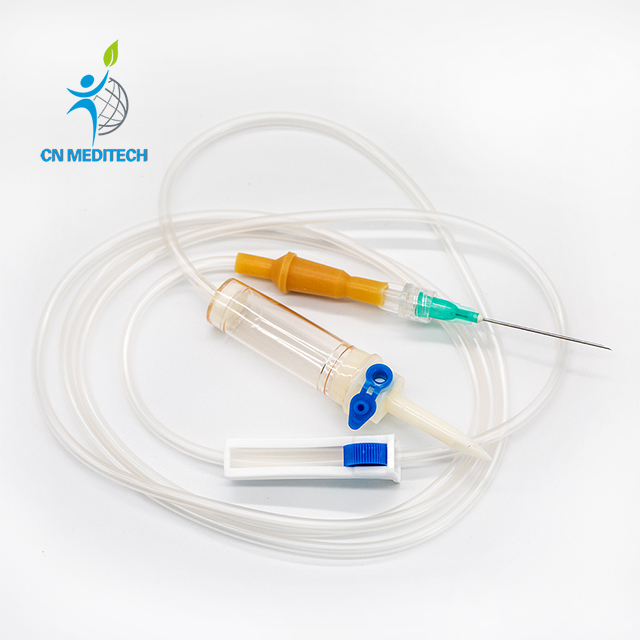 Disposable IV Administration Infusion Set with Needle