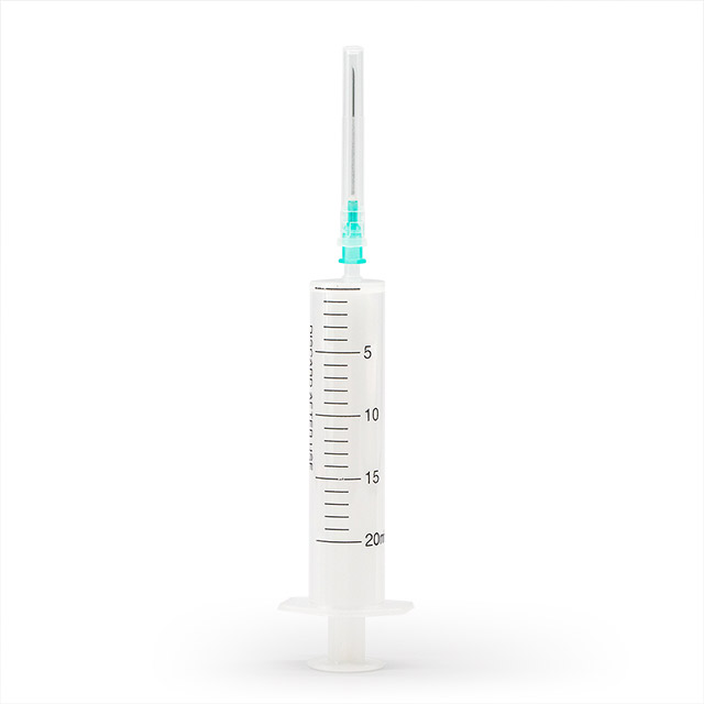 Disposable Two-part 2ml/5ml/10ml/20ml Luer Slip Injection Syringe with Needle