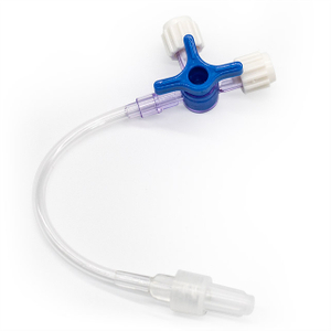 Disposable Medical 3-way Stopcock with Extension Tubing