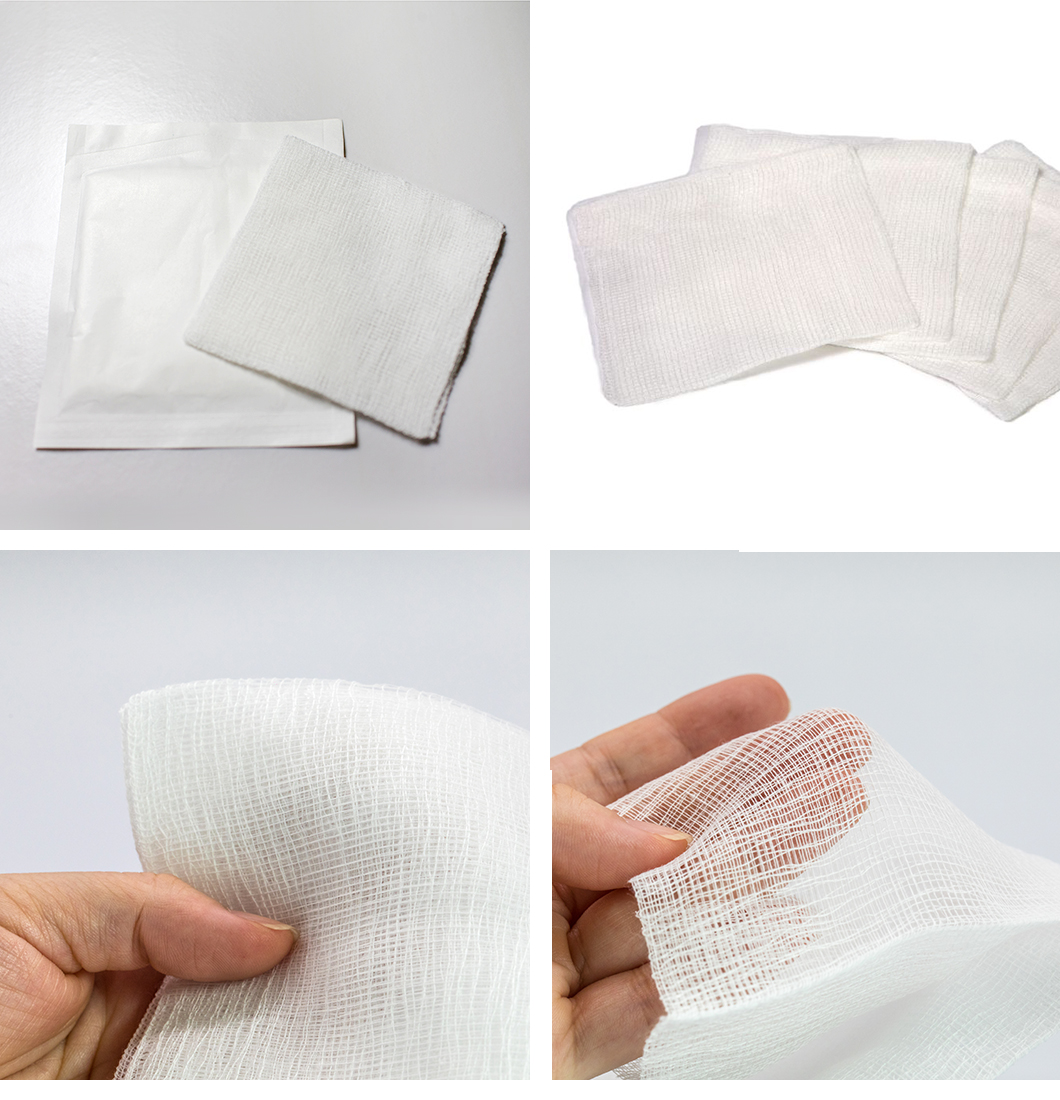 Disposable Medical Sterile Cotton Gauze Swab from China manufacturer