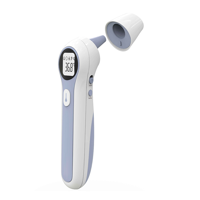 Wireless Bluetooth Dual Mode Forehead and Ear Thermometer with Fever Alarm