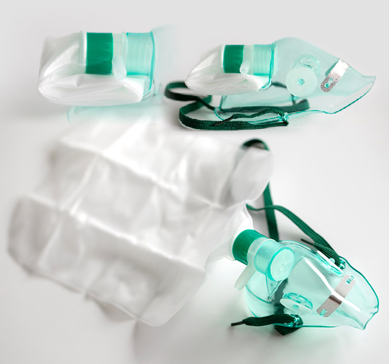 Non Rebreathing Mask with Reservoir Bag with Oxygen Tube
