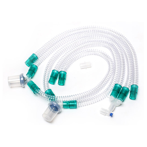 Disposable Corrugated Anesthesia Breathing Circuit with Water Trap for Ventilator