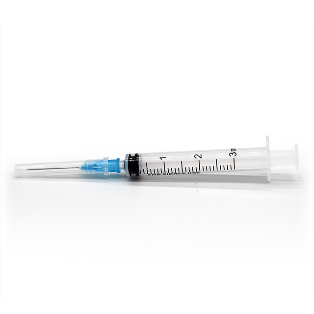 3-Part Disposable Syringe 3ml for Single Use